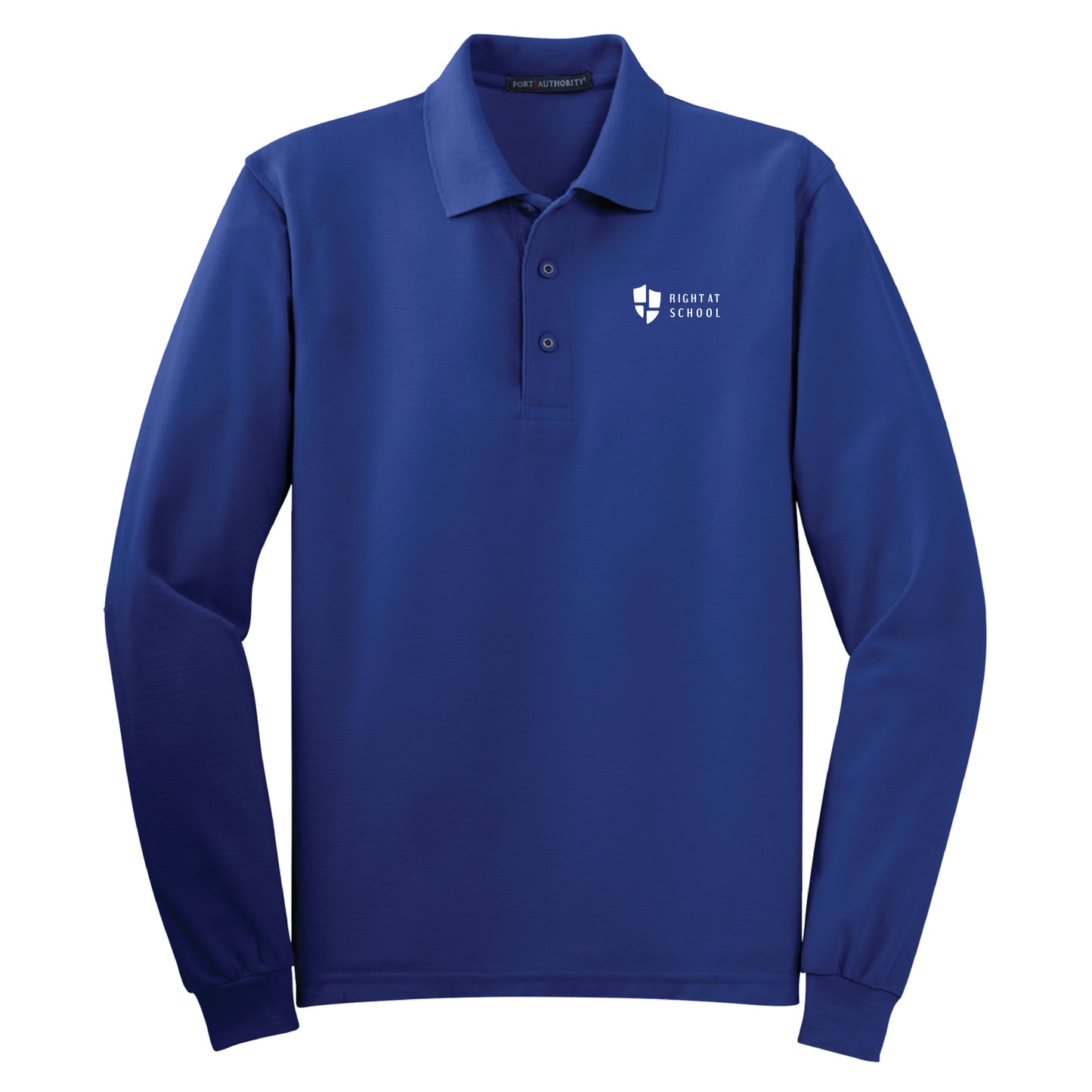 Right At School: Long Sleeve Polo