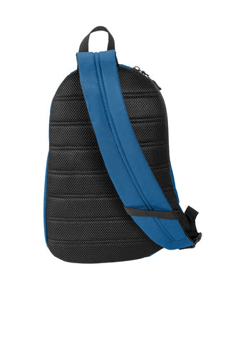 Right at School: Crossbody Backpack in Blue